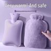 Plush Explosion-Proof Hot Water Bottle & Hand Warmer with Thick Cover