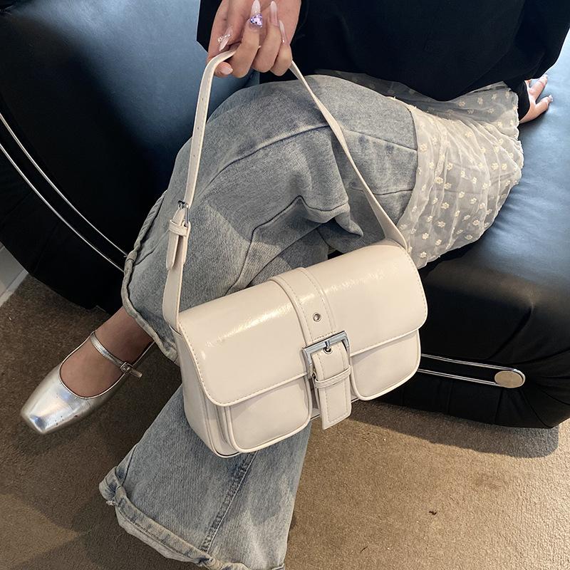 This Year's Popular Bags Women's 2025 New Fashion High-end Single Shoulder Underarm Bag Texture Messenger Small Square Bag