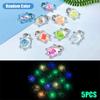 5Pcs Cute Mini Luminous Turtle Home Decoration Crafts Miniature Figurines Kawaii Desktop Small Ornaments Accessories Gifts
