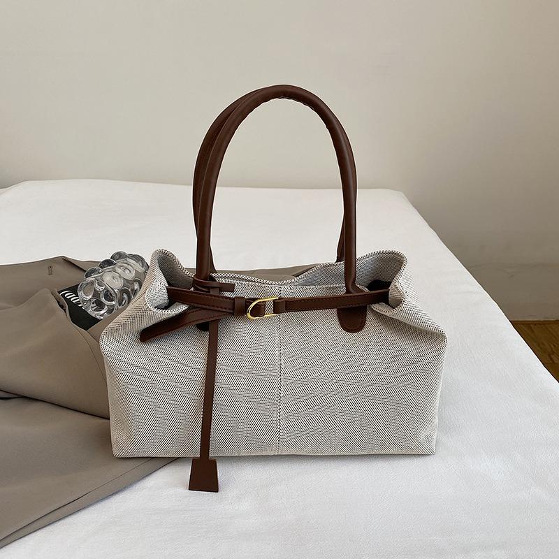 Fashion underarm big bag women's new trendy retro handbag large capacity commuter shoulder cloth bag