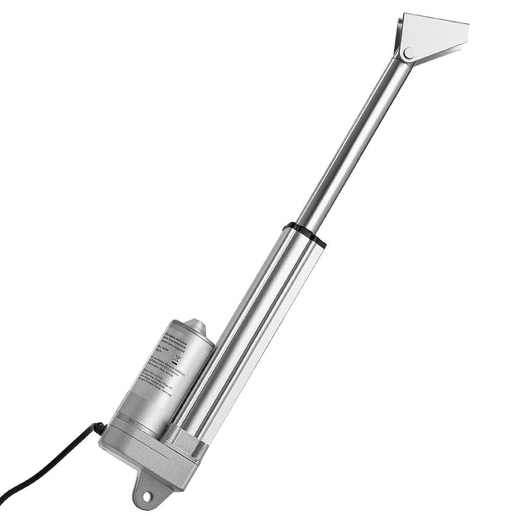 12V Linearantrieb, 101,6 mm Hub, IP65 Wasserdichter Linearantrieb, 3000N, 5 mm/s Bewegungsaktuatoren mit Montagehalterungen für Solarnachführsysteme,