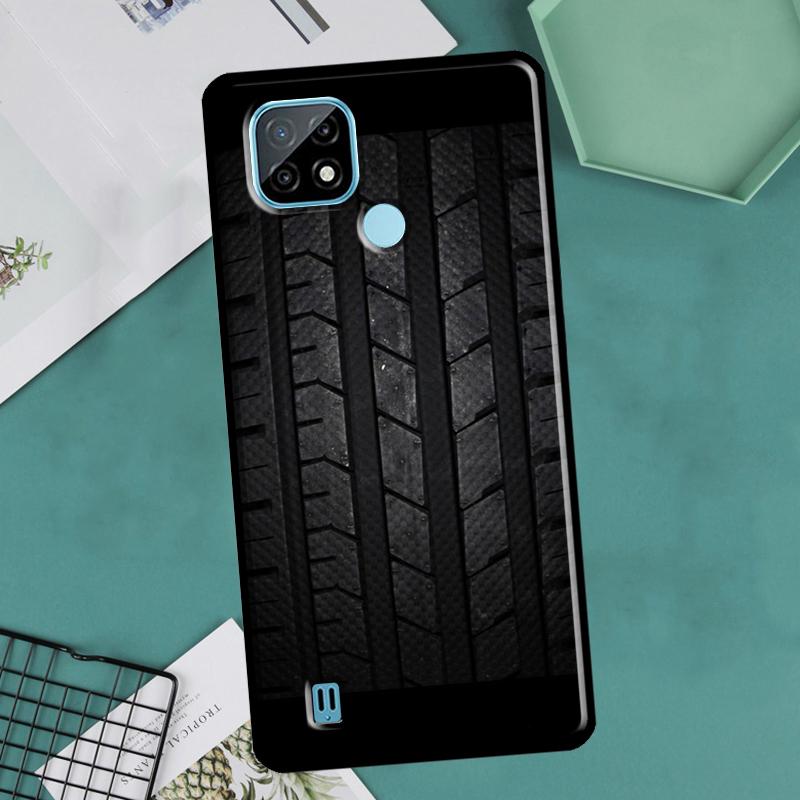 Pneu Roda de roda para OnePlus 10 9 Pro 8T 9R 10R Nord2 Case para Realme 8 Pro 9 GT Neo 3 2 Master 8i 9i Capa