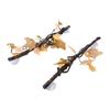 2PCS Reptile Branches with Suction Cups   Plastic Reptile Climbing Branches for Terrarium Decoration