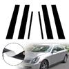 6Pcs Car Trims Stickers For Infiniti G35 G37 2002 2003 2004 2005-2013 Black Window Pillar Door Posts Panel Cover Decal