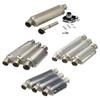 51mm Universal Motorcycle Exhaust Stainless Steel Muffler Escape 310 370 440 Mm Pipe 100cc-1000cc ATV GP Scooter For Fz6 Pcx125