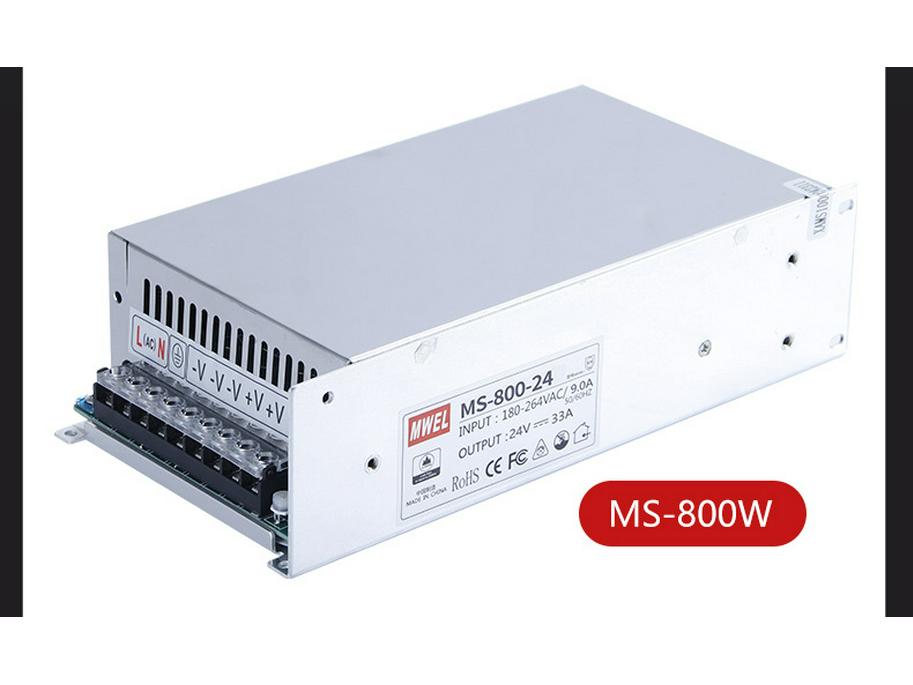 Mingwei 12V/24V/36V/48V Switching Power Supply Box: 220V To DC Transformer Module, 5A/10A/20A