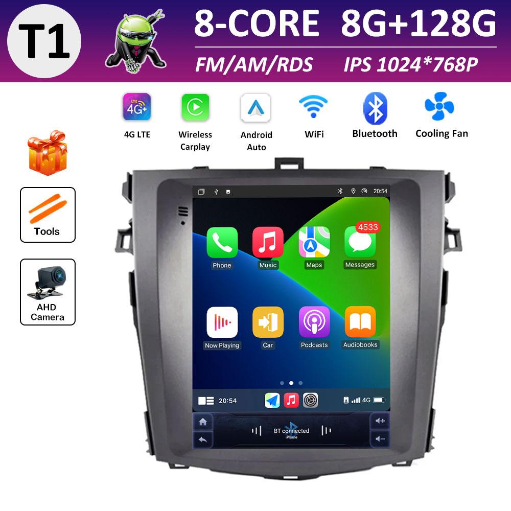Autoradio DSP Stereo Car Video for Toyota Corolla E140 E150 2007 2008 2009 2010 - 2013 Radio Player Android Smart System No 2din