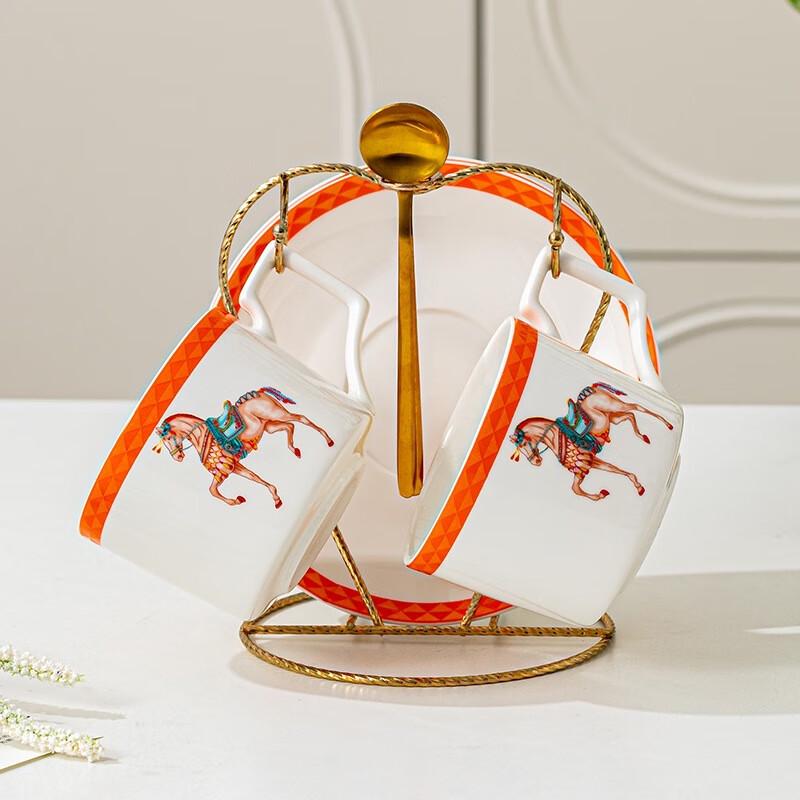 JIN MING LI Keramik Kaffee Tee Tasse Geschenk Set