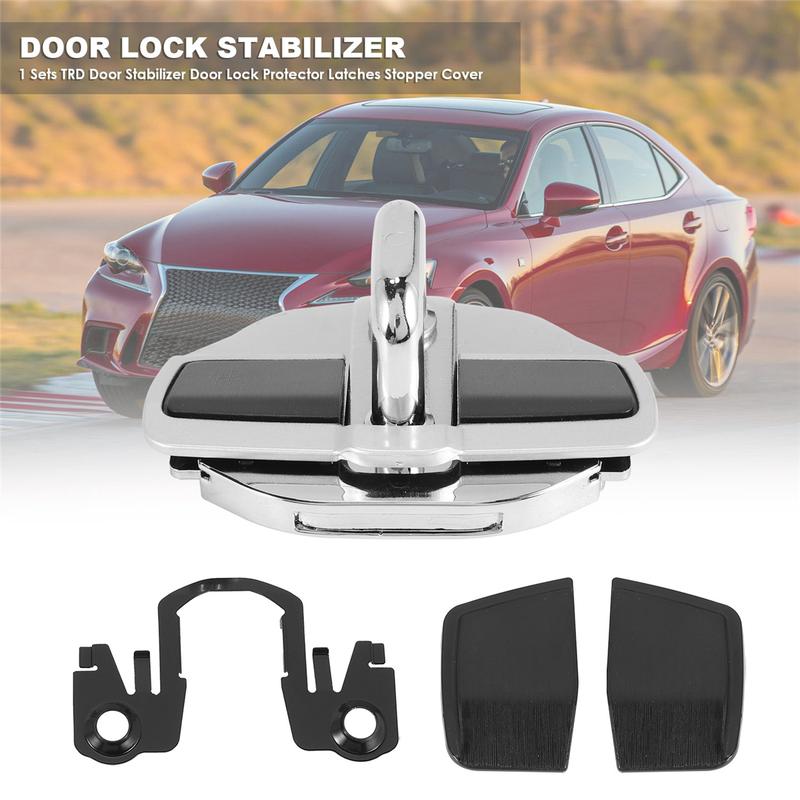 1 Sets TRD Door Stabilizer Door Lock Protector Latches Stopper Cover for Lexus All Series ES GX460 LC LS LX NX RX UX
