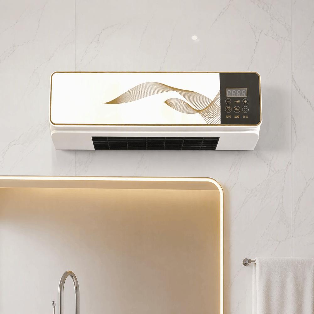 Timer Function Air Conditioner Fan Waterproof Space Heater Electric Heater Bathroom Use