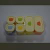 Baby food supplement box storage frozen grid silicone mold can be cooked meat mud complementary food packing box ice grid