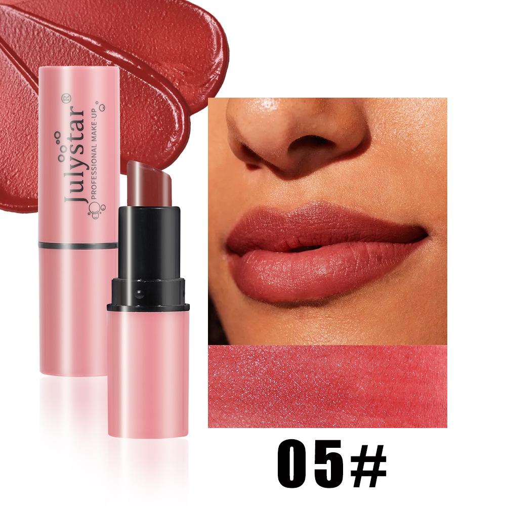 Charming Matte Jelly Lipstick, Lip Makeup, No Fading and No Sticking, Long-lasting and Waterproof, Moisturizing Lip Gloss