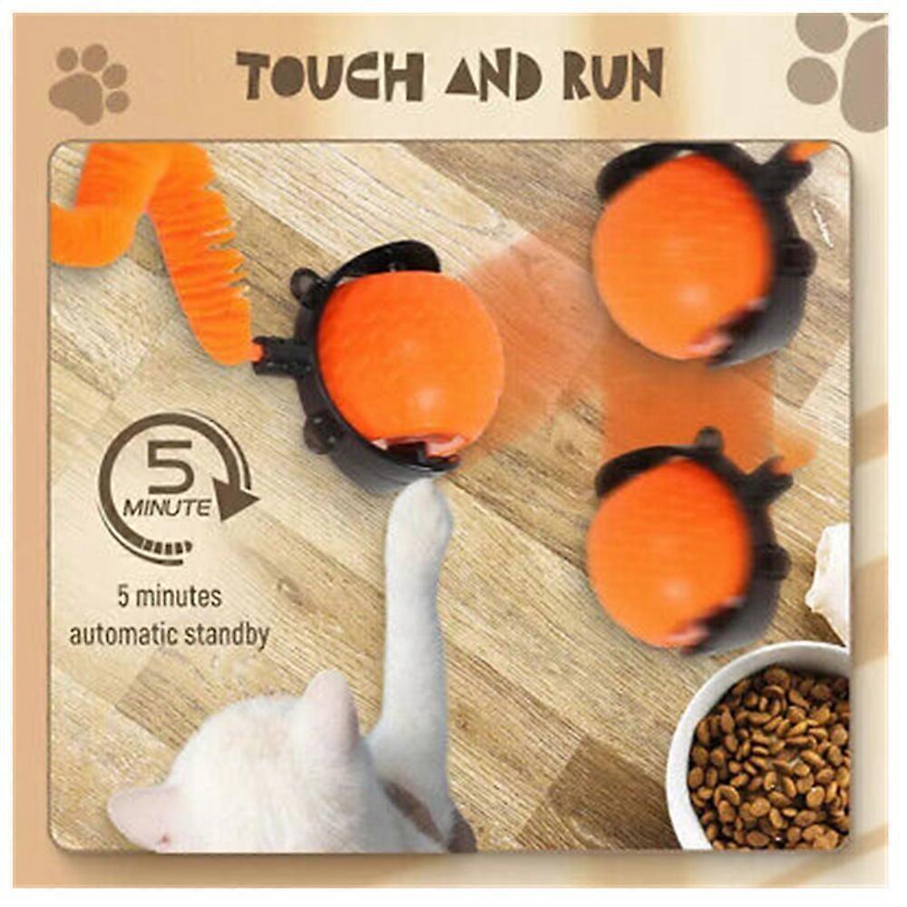 Balle Jouet Chat Interactive à Roulement, Balle pour Chien à Roulement Automatique Jouets Interactifs pour Chat