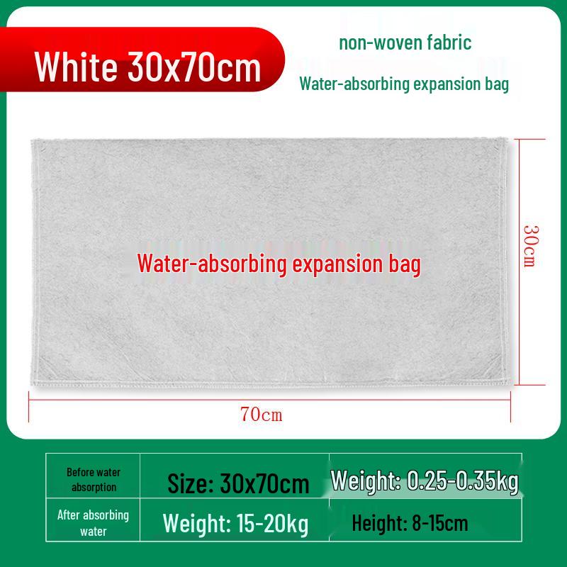 Water-Absorbing Expandable Sandbag for Household Flood Control - Jute Non-Woven Flood Prevention Bag