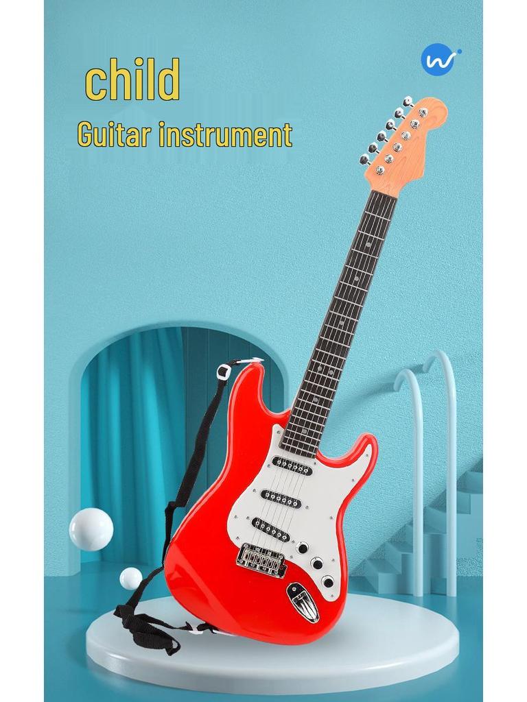 Electric Guitar Toy for Kids - Musical Instrument with Strings