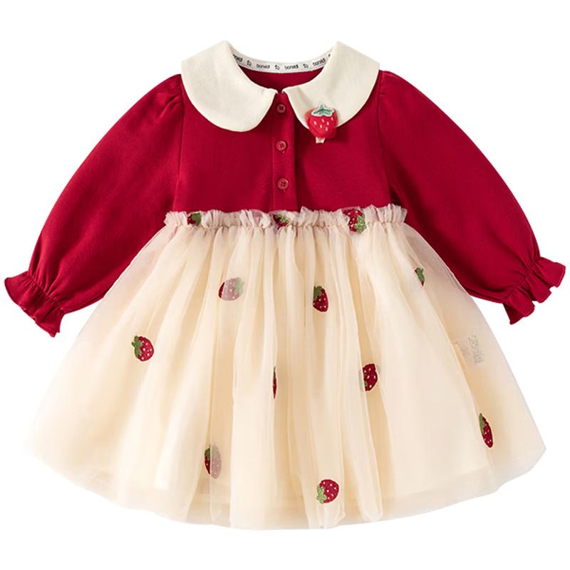 Детское платье-принцесса для девочки с длинным рукавом 110