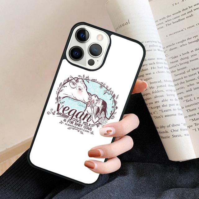 Go Vegan Food Vegetarians VEGGIE Phone Case Cover for IPhone 18 17 Air 16 15 14 13 11 12 Pro Max Plus Fundas Coque