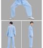 2024 Tai Chi Bamboo Linen Suit for Middle-Aged & Elderly - Ideal for Morning Exercise, Dance, or Wushu Practice