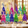 12Pcs Mosque Shaped Party Treat Holders Candy Chocolate Boxes For Wedding Cultural Event Middle Eastern Gift Packaging