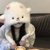 Women'S Winter Cute Thick Warm Ear Protection Hat With Moving Ears Cartoon Plush Hat