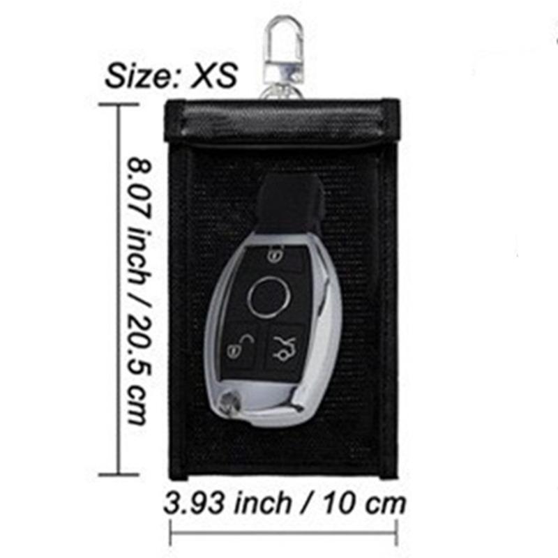 Waterproof Fireproof  RFID Signal Shielding Bag Fiberglass Document Pouch Faraday Bag for Phones Laptops Car Key Signal Blocking