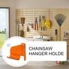 Chainsaw Hangers Wall Mount Chainsaw Holder for Garage Stainless Steel Industrial Storage Utility Solution for Garage Garden
