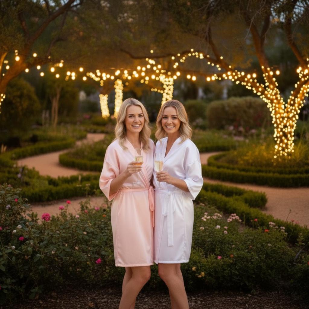 White Bride Robe Size L