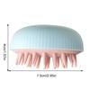 Silicone Shampoo Brush Hair Scalp Massager Portable Shower Scrubbing Brush for Exfoliating