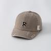 Frühling/Herbst Koreanische Baby-Baseballkappe - Entenschnabel, Mit Buchstaben, Sonnenschutz für Jungen & Mädchen