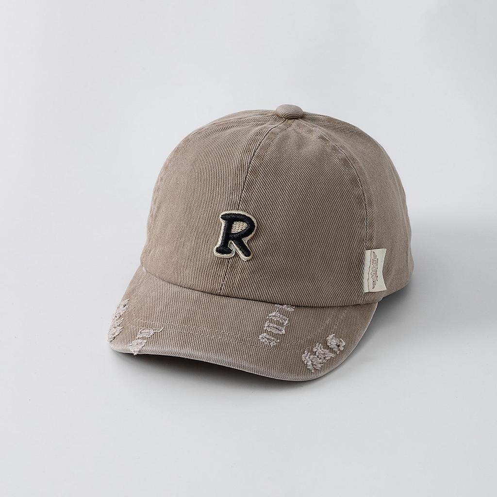 Frühling/Herbst Koreanische Baby-Baseballkappe - Entenschnabel, Mit Buchstaben, Sonnenschutz für Jungen & Mädchen