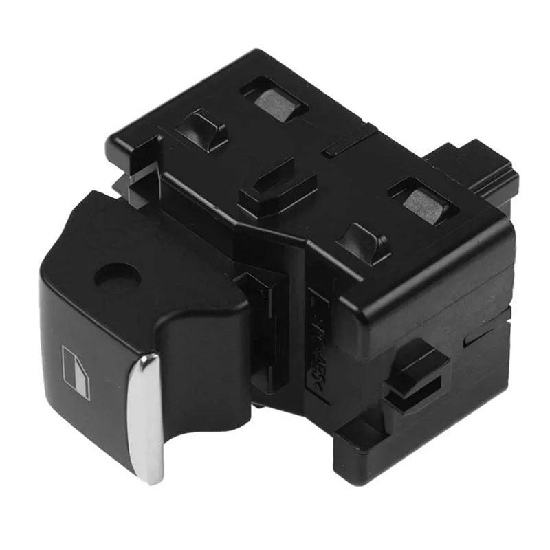 1 Piece Automotive Window Switch Glass Lifter Single Switch Black ABS For Ford Fiesta 2017- H1BT-14529-AA H1BT14529AA