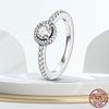 925 Silver Stackable Infinite Heart Daisy Flower Ring for Women Original Silver 925 Rings Brand Jewelry Gift