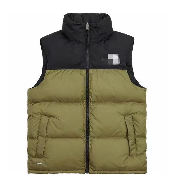 North Face 1996 Down Vest: Unisex Embroidered Jacket, Couple's Thickened and Warm Gilet for Cold Protection