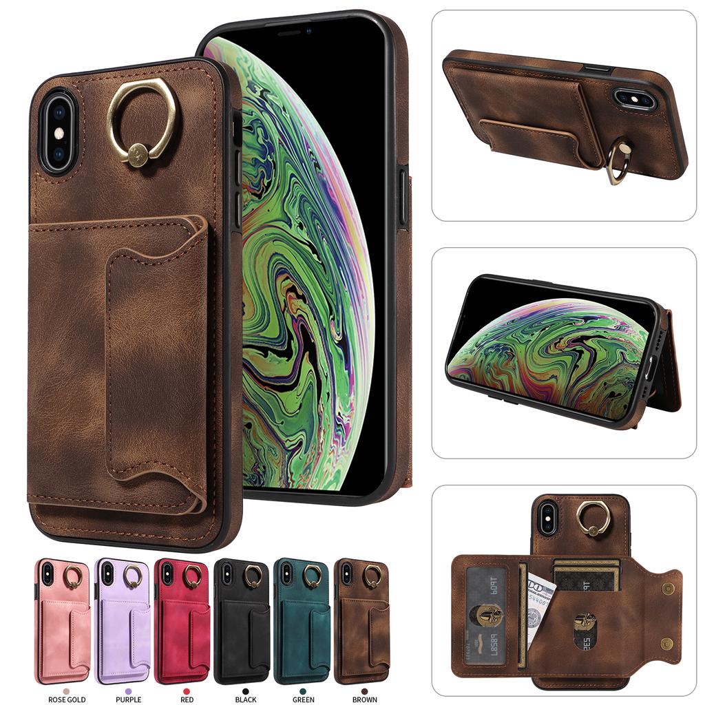 Uchwyt pierścieniowy na karty, gniazda, etui na telefon iPhone X, iPhone XS, iPhone XR, iPhone XS Max