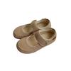 [Armano] Heel height 4cm Mary Jane shoes fluffy shoes suede Velcro velvet warm casual cotton shoes winter