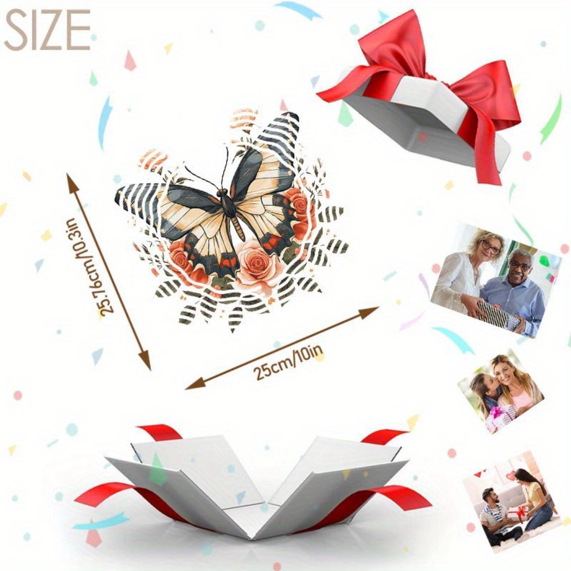 

Rose Butterfly Metal Wind Chime Outdoor Garden Decor Kinetic Art for Halloween Christmas Thanksgiving Holiday Party Patio Yard Hanging Ornament