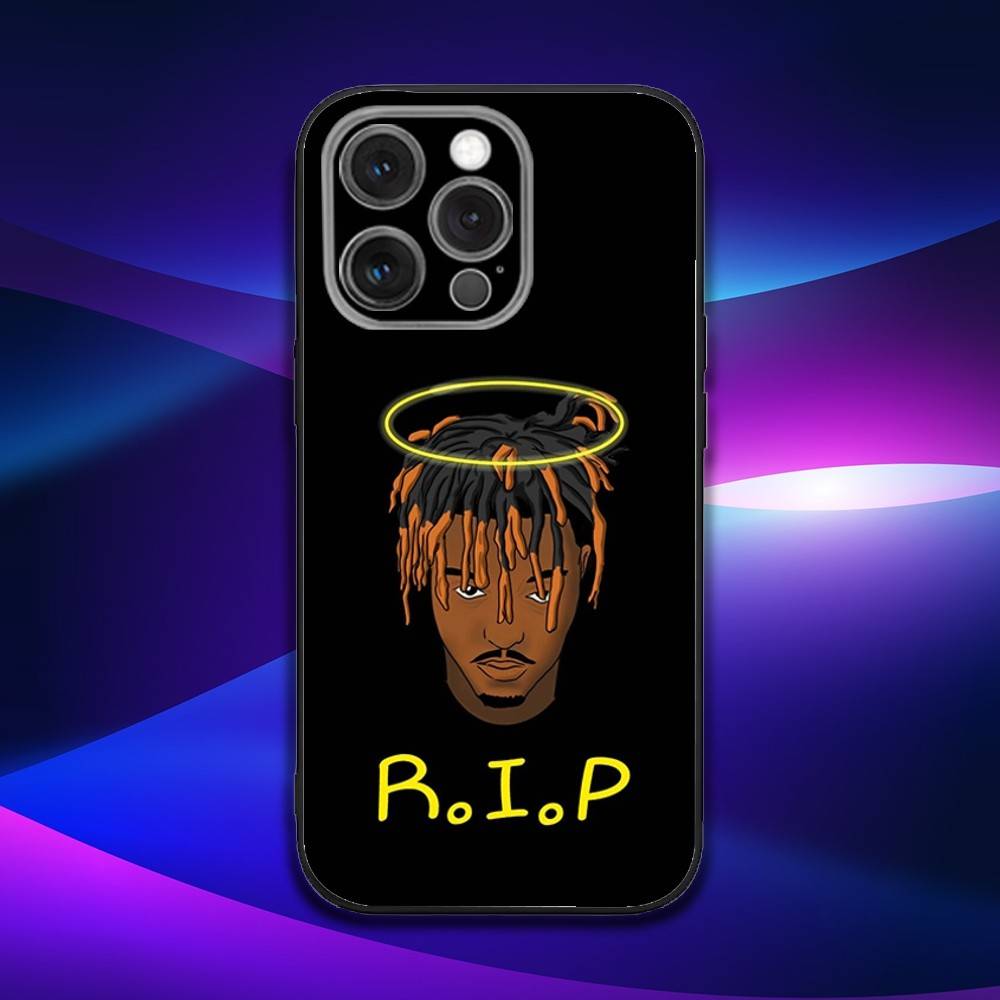 Rapper 999 J-Juice W-WRLD Phone Case For iPhone 16e,16,15,14,13,12,11,Pro,X,XS,Max,XR,Plus,Mini Soft Black Cover