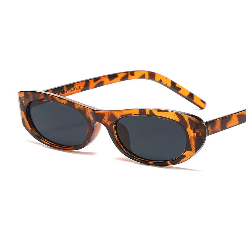 Small Frame Oval Sunglasses Women Brand Designer Vintage Mirror Sun Glasses Female Personality Fashion Shades