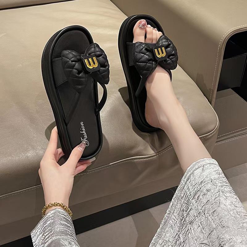 

Летние тапочки для женщин, модные домашние, для дома, нескользящие, жемчужные, повседневные, пляжные туфли 40-41