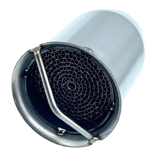 

TIGRE BLANC Inner Silencer Motorcycle Exhaust Baffle Muffler Catalyst Type Universal Catalyzer Silencer Volume Adjustment Motorcycle Stainless St