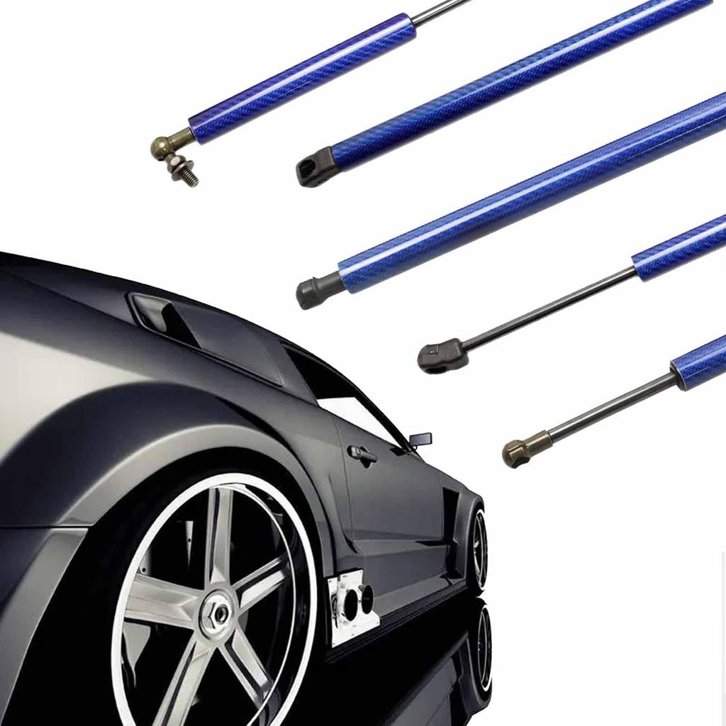 JINGLINGKJ Amortyzatory maski do Toyota Aristo Zestaw inspekcyjny 2 szt. Karbon 1997-2005 JZS160, Zgodny, (Niebieskie Włókno) [Używany]