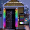 APP Control RGB Maroon LED Lights Waterproof New Year Home Decoration String Lamp DIY Picture Display Music Bluetooth Chandelier