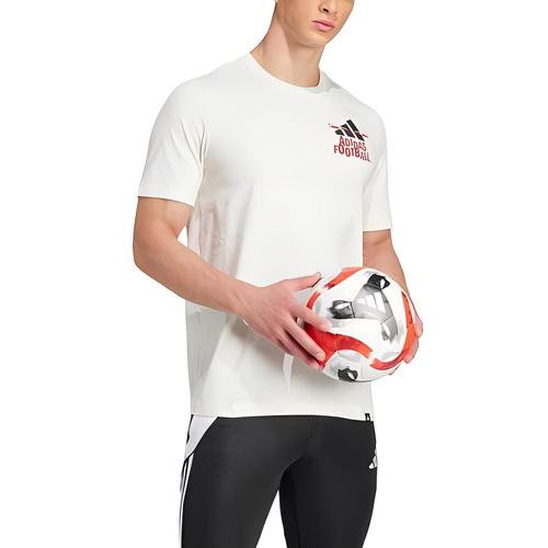 Adidas Football Graphic Tee Crew Neck Short Sleeve T-shirt Men's JD8215