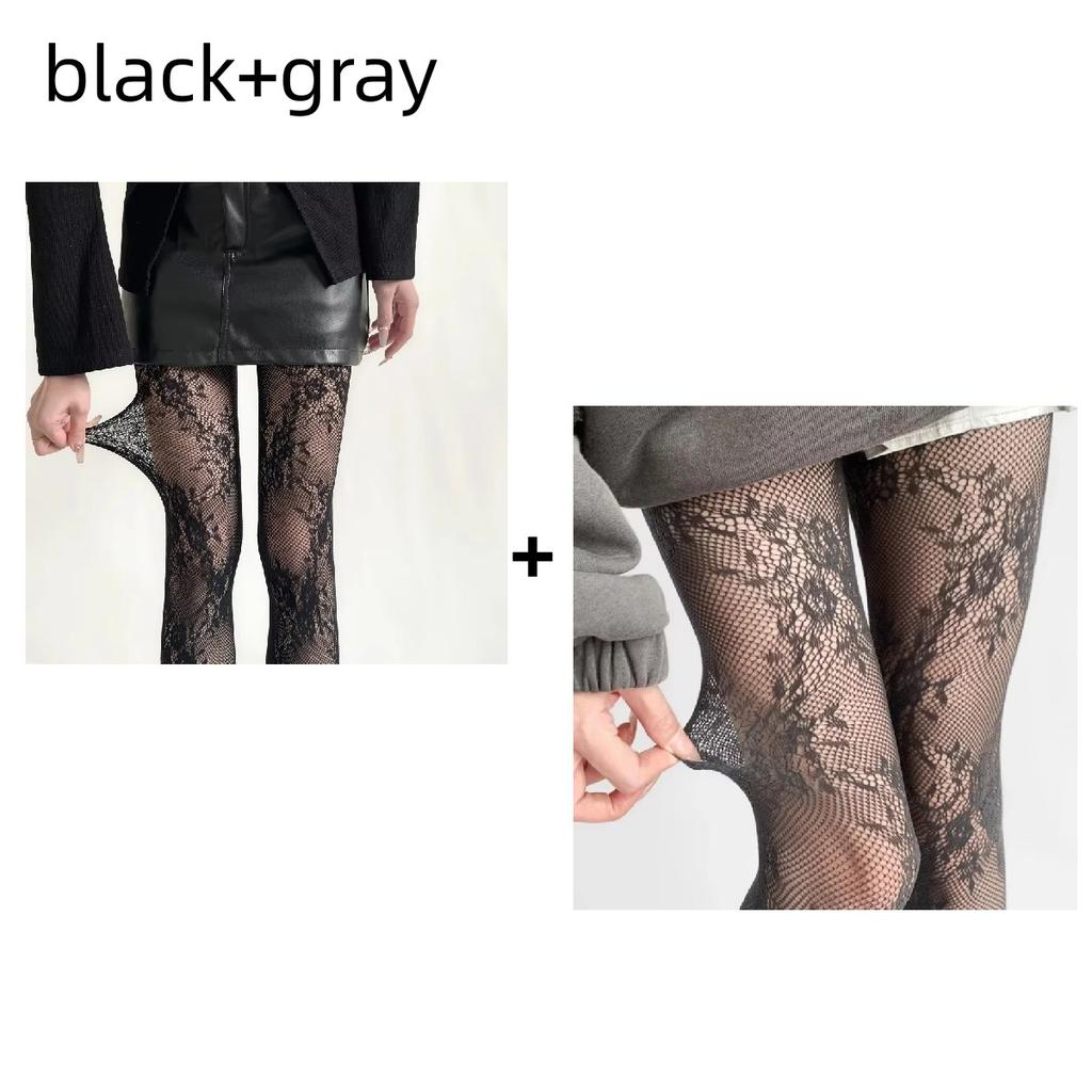 Nuovi Collant Donna Sexy Pizzo Floreale Coscia Alta Calze Collant Lingerie Calzetteria Rete Rete Calze Collant Donna