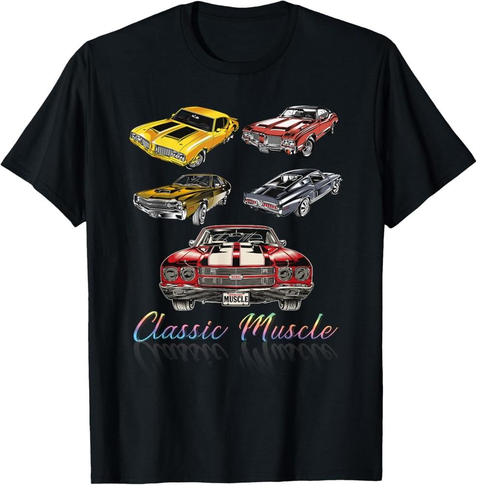 Classic Car American Muscle Cars Novelty T-Shirt Unisex T-Shirt XXL