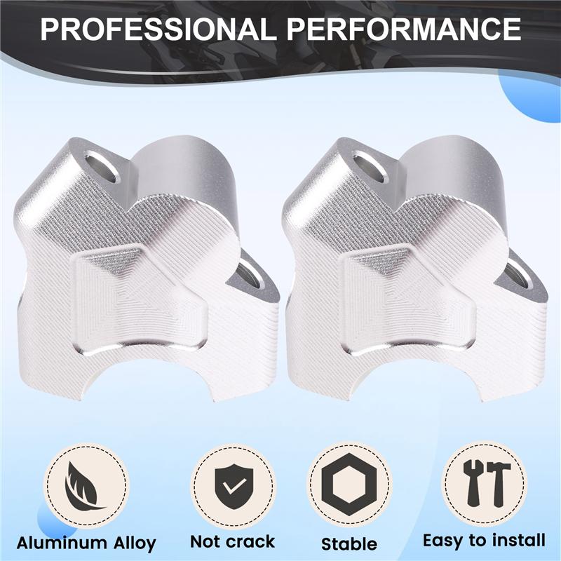 A58X-Motorcycle Accessories Handlebar Riser Drag Handle Bar Clamp Extend Adapter For CFMOTO 800MT 700MT 450MT