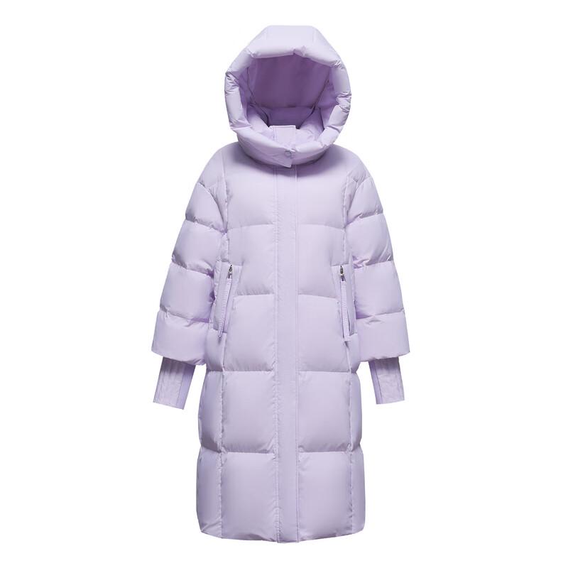 XueZhongFei Damen Mittellange Daunenjacke