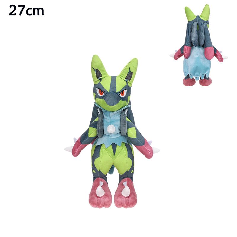 11 Styles Plush Riolu Mega Lucario Shiny Lucario Stuffed Doll Toy Cute Peluche Toy Christmas Halloween Gifts