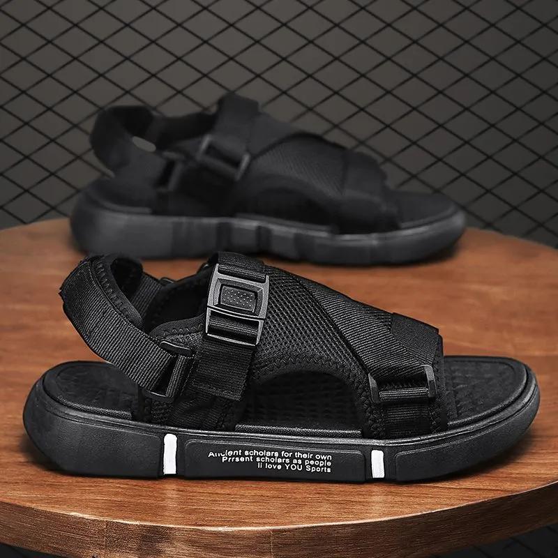 Summer Men's Outdoor Breathable Comfort Slip On Plus Size Open Shoes Casual Men Sandals Shoes Sandal Mens PVC Sandalias