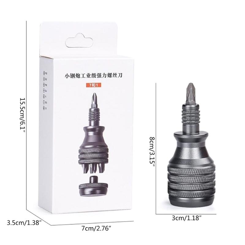 Efficient & Reliable Screwdriver Set Convenient Magnetic Bit Holder Tool Hand Screwdriver set Removal for Simple Use